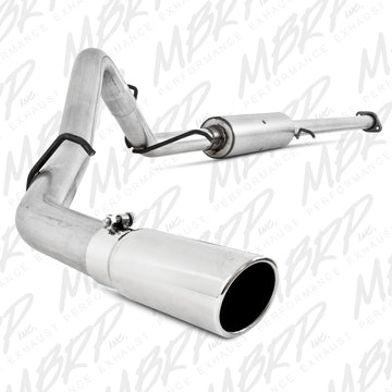 MBRP 2007-2008 Chev/GMC 1500 (próxima generación) CC EC 66 cama 4.8/5.3L Cat Back de un solo lado