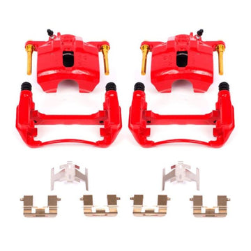 Power Stop 97-99 Acura CL Pinzas delanteras rojas con soportes - Par