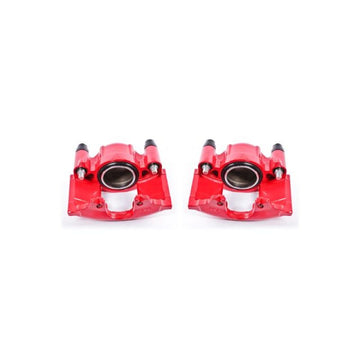 Power Stop 90-93 Cadillac Commercial Chasis Pinzas delanteras rojas sin soportes - Par