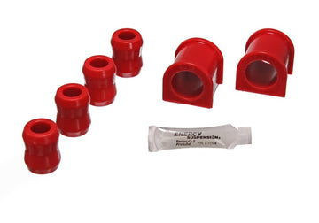 Energy Suspensión 87-96 Jeep Wrangler YJ Red Frt Juego de bujes de barra estabilizadora de 1-1/8 pulgadas con bujes de enlace final
