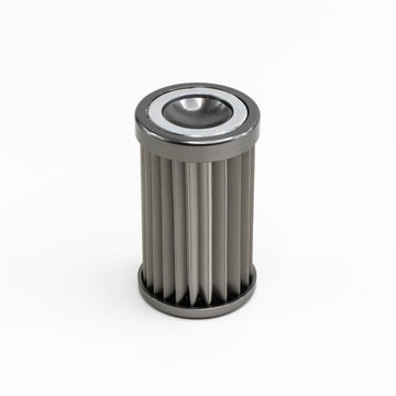 Elemento filtrante universal de 10 micras de acero inoxidable DeatschWerks (se adapta a carcasa de 110 mm)