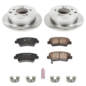 Power Stop 10-13 Kia Soul Kit de freno trasero autoespecializado