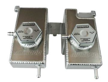 Moroso 16-Up Polaris RZR Turbo/Turbo S Tanque intercooler de refrigerante dual
