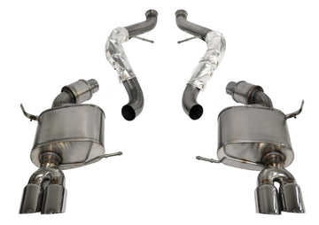 Corsa 2008-2012 BMW M3 Convertible E93 Polished Sport Cat-Back Exhaust