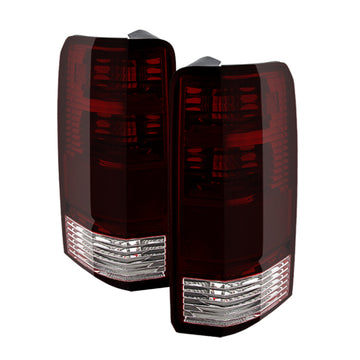 Xtune Dodge Nitro 07-11 Luces traseras estilo OEM rojo ahumado ALT-JH-DNIT07-OE-RSM