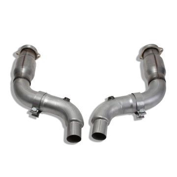 BBK 15-20 Ford Mustang GT Kit de tubo medio corto de 3 pulgadas con gatos (use el cabezal LT 1633/16330/1856/18560)