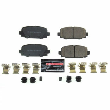 Power Stop 18-19 Jeep Compass Trasero Z23 Evolution Sport Pastillas de freno con hardware