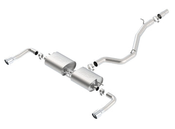 Borla 14-16 Audi A3 Quattro 2.0L Turbo AT/MT RWD 4DR S-Type Cat-Back Salida trasera dividida única