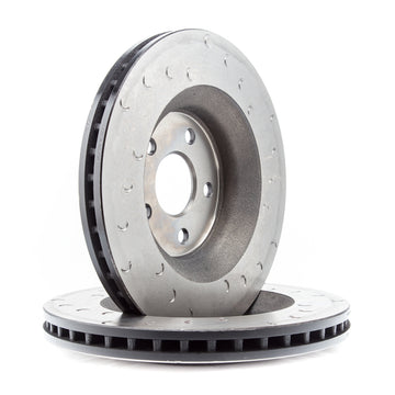 Alcon 2007+ Jeep JK 350x32mm Rotors 4-Piston Red Calipers Front Brake Upgrade Kit