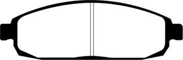 EBC 05-10 Jeep Commander 3.7 Pastillas de freno delanteras Greenstuff