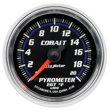 Autometer Cobalto 52 mm 2000 grados F Pirómetro electrónico