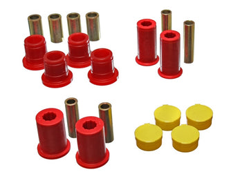 Energy Suspensión 97-01 Dodge Dakota 2WD Juego de bujes de brazo de control delantero rojo
