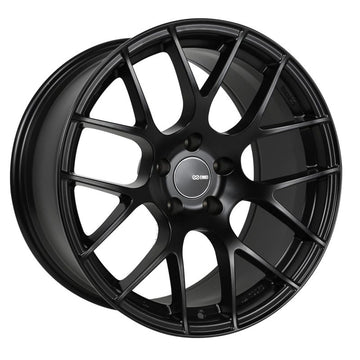 Enkei Raijin 18x8 40 mm Offset 5x114.3 Patrón de pernos 72.6 Diámetro de orificio Rueda negra mate