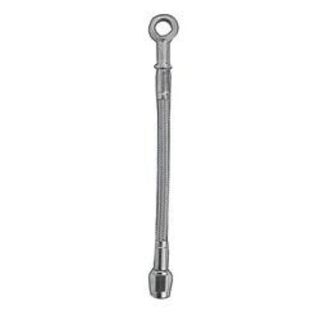 Fragola -3AN Clear Covered Straight x 7/16 BJO 18in