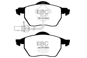 EBC 03-04 Audi A4 1.8 Turbo Pastillas de freno delanteras Yellowstuff