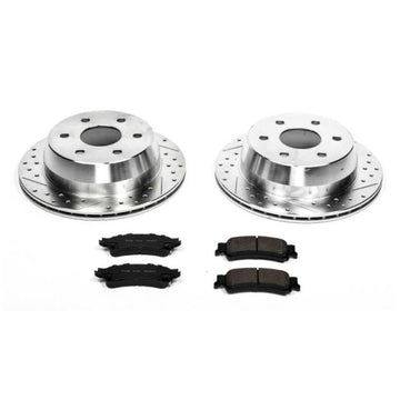 Power Stop 03-05 Chevrolet Astro Kit de freno deportivo trasero Z23 Evolution
