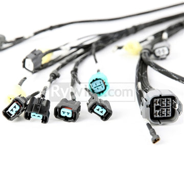 Arnés de motor Rywire Honda Serie B OBD2 Tuck Budget con enchufe OBD2 Dist/Inj/Alt/92-95 OBD1 (requiere adaptador)