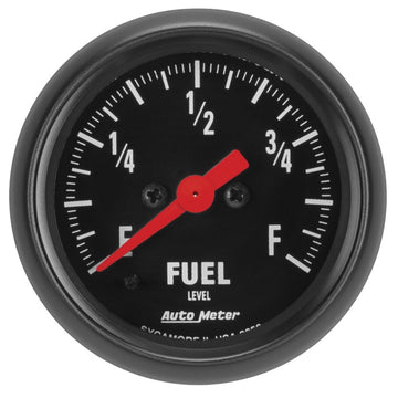 Autometro Serie Z 0-280Ohm 2-1/16in. Indicador de nivel de combustible programable