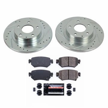 Power Stop 16-18 Mazda 6 Trasero Z23 Evolution Kit de freno deportivo
