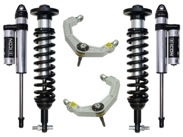 ICON 2015+ Ford F-150 2WD 0-3 pulgadas Sistema de suspensión Etapa 3 con Billet Uca