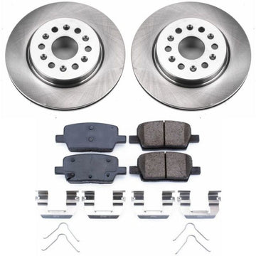 Power Stop 18-19 Buick Enclave Kit de freno trasero autoespecializado