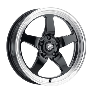 Rueda Forgestar D5 18x9.0 / 5x114.3 BP / ET35 / 6.4in BS en negro brillante