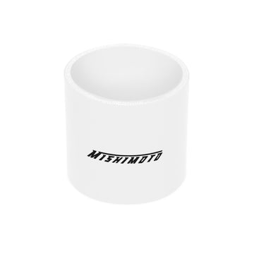 Mishimoto 3,0 pulgadas. Acoplador recto blanco