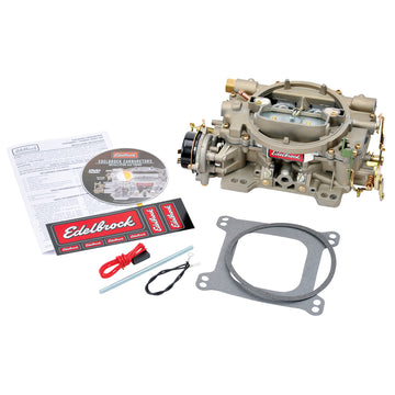 Edelbrock Carburador Marino 4 Barriles 600 CFM Estrangulador Eléctrico