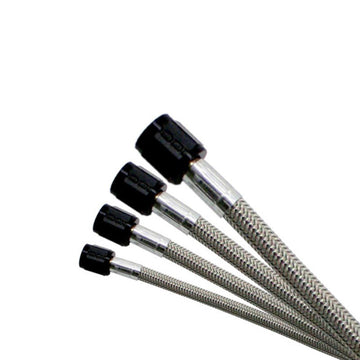 Manguera Nitrous Express SHO Manguera 4AN de 2 pies con extremos de tuerca 4AN y 3AN