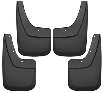 Husky Liners 14-17 GMC Sierra 1500 / 15-16 Sierra 2500 HD Guardabarros delanteros y traseros - Negro