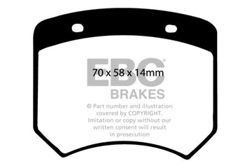 EBC 18+ Honda Accord EX Sedan 1.5T Ultimax Rear Brake Pads