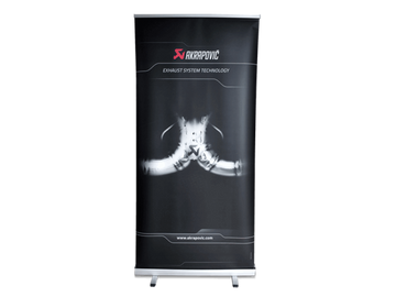 Akrapovic Pull Up Banner MC and Car