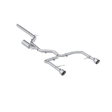 MBRP 2022 Volkswagen Jetta GLI salida trasera doble con respaldo de gato de 3 pulg./2.5 pulg. - T304
