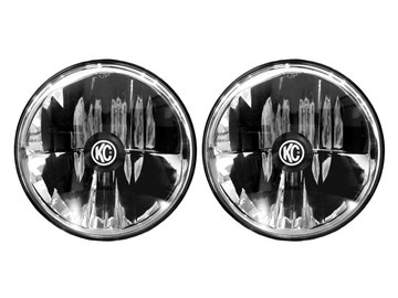 KC HiLiTES 07-18 Jeep JK (no para Rubicon/Sahara) 7 pulgadas. Faros delanteros LED DOT de gravedad (sistema de paquete de pares)