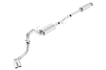 Borla 15-16 Ford F-150 3.5L EcoBoost Ext. Cabina estándar. Cama Catback Escape Touring Truck Salida lateral