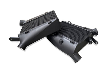 CSF 2020+ Audi C8 RS6/RS7 Sistema de intercooler de alto rendimiento - Negro