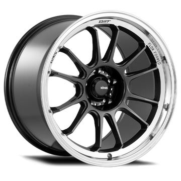 Konig Hypergram 18x8.5 5x108 ET43 Carbono Metálico con Labio Mecanizado
