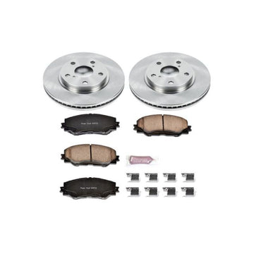 Power Stop 10-12 Lexus HS250h Kit de freno delantero autoespecializado