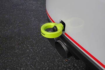 Perrin 15-19 Subaru WRX/STI Kit de gancho de remolque (trasero) - Amarillo neón