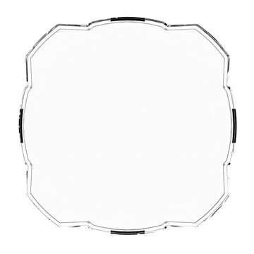 Cubierta dura KC HiLiTES FLEX ERA 4 Light Shield (ea), transparente