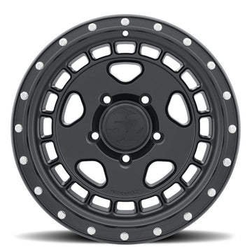 quince52 Turbomac HD 17x8.5 5x150 0mm ET 110.3mm Rueda negra de asfalto con orificio central