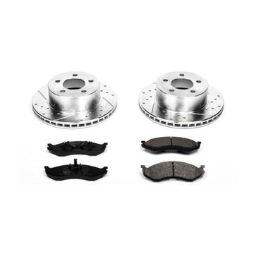 Power Stop 90-99 Jeep Cherokee Kit de freno deportivo delantero Z23 Evolution