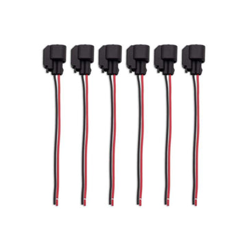BLOX Racing Injector Pigtail Ev14 Female - Set Of 6