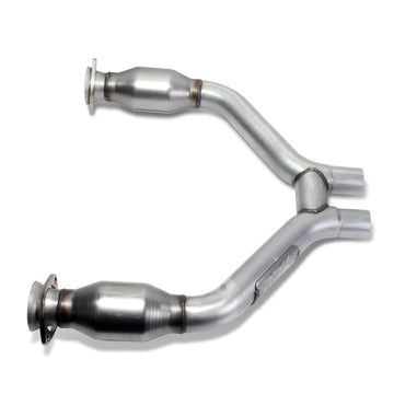 BBK 2015-16 Mustang V6 Tubo corto medio H con convertidores (para usarse con cabezales de la serie 1642)