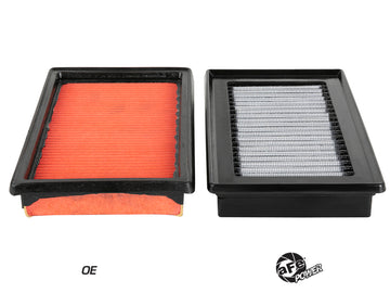 Filtro de repuesto aFe Magnum FLOW Pro DRY S OE (par) 14-19 Infiniti Q50 V6 3.5L/3.7L