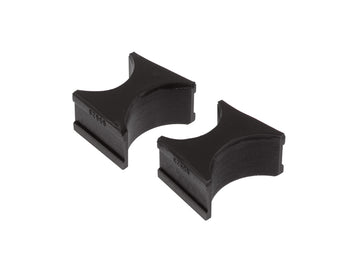 Soportes de depósito de choque universales Prothane - 1,5/2,0 de diámetro - Negro