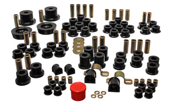 Suspensión energética 90-97 Mazda Miata Juego de bujes maestros Hyper-Flex negros