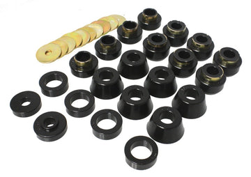 Energy Suspensión 87-96 Jeep Wrangler Juego de montaje de carrocería negra (cabina)