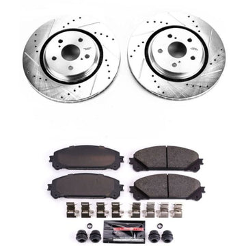 Power Stop 16-18 Lexus RX350 Kit de freno deportivo delantero Z23 Evolution