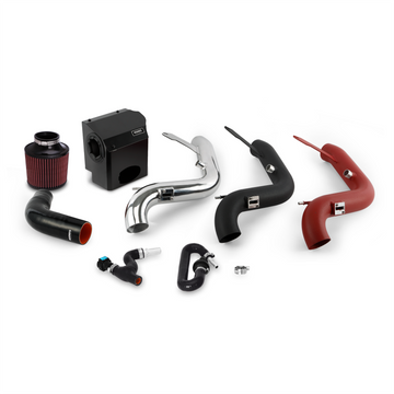 Mishimoto 2016 Ford Fiesta ST 1.6L Kit de admisión de aire de alto rendimiento - Rojo arrugado